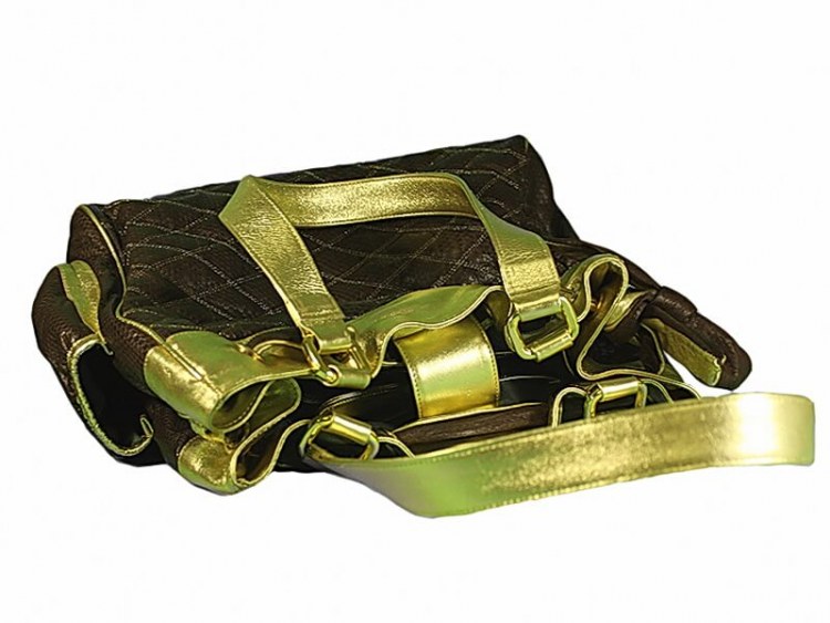 Сумка из ската и морской змеи Gold купить