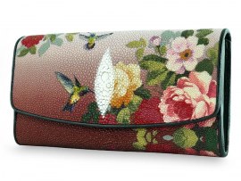 Кошелек женский из кожи ската