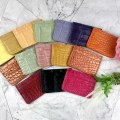 Чехол для пластиковых карт из натуральной кожи крокодила