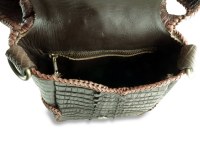 Мужская сумочка на плечо из крокодила