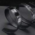 Недорогой ремень из настоящей фактурной кожи крокодила