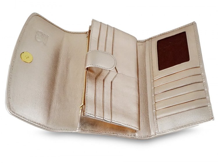 Кошелек женский из кожи ската Metallic купить