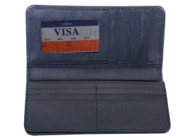 Портмоне из кожи ската Grey Wave