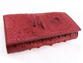 Кошелек из кожи крокодила с монетницей
