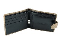 Элитный кошелек из питона Metallic antique bronze