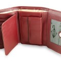 Оригинальный женский кошелек из кожи ската с цветами
