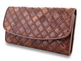 Кошелек женский из крокодильей кожи