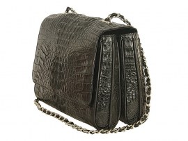 Женская сумка из кожи крокодила "Prada"
