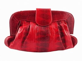 Клатч женский из кожи морской змеи