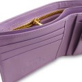 Стильный кошелек с монетницей из гладкой кожи крокодила Violet