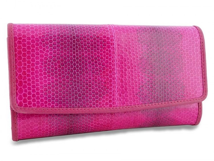 Роскошный женский кошелек из настоящей змеиной кожи