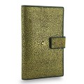 Большое мужское портмоне из кожи ската Аntique gold