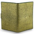 Большое мужское портмоне из кожи ската Аntique gold