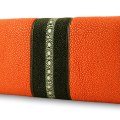 Необычное женское портмоне из кожи ската Exotic Orange
