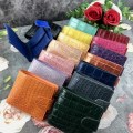 Модный кошелек из натуральной кожи крокодила Lite Green