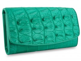 Кошелек женский из кожи крокодила