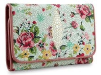 Кошелек из кожи ската для женщины