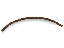 Шнур из кожи ската Dark brown 23 см.