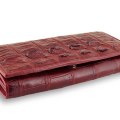 Женское портмоне с монетницей из натуральной кожи крокодила